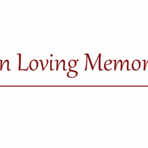 In Loving Memory - Cascade Kennels